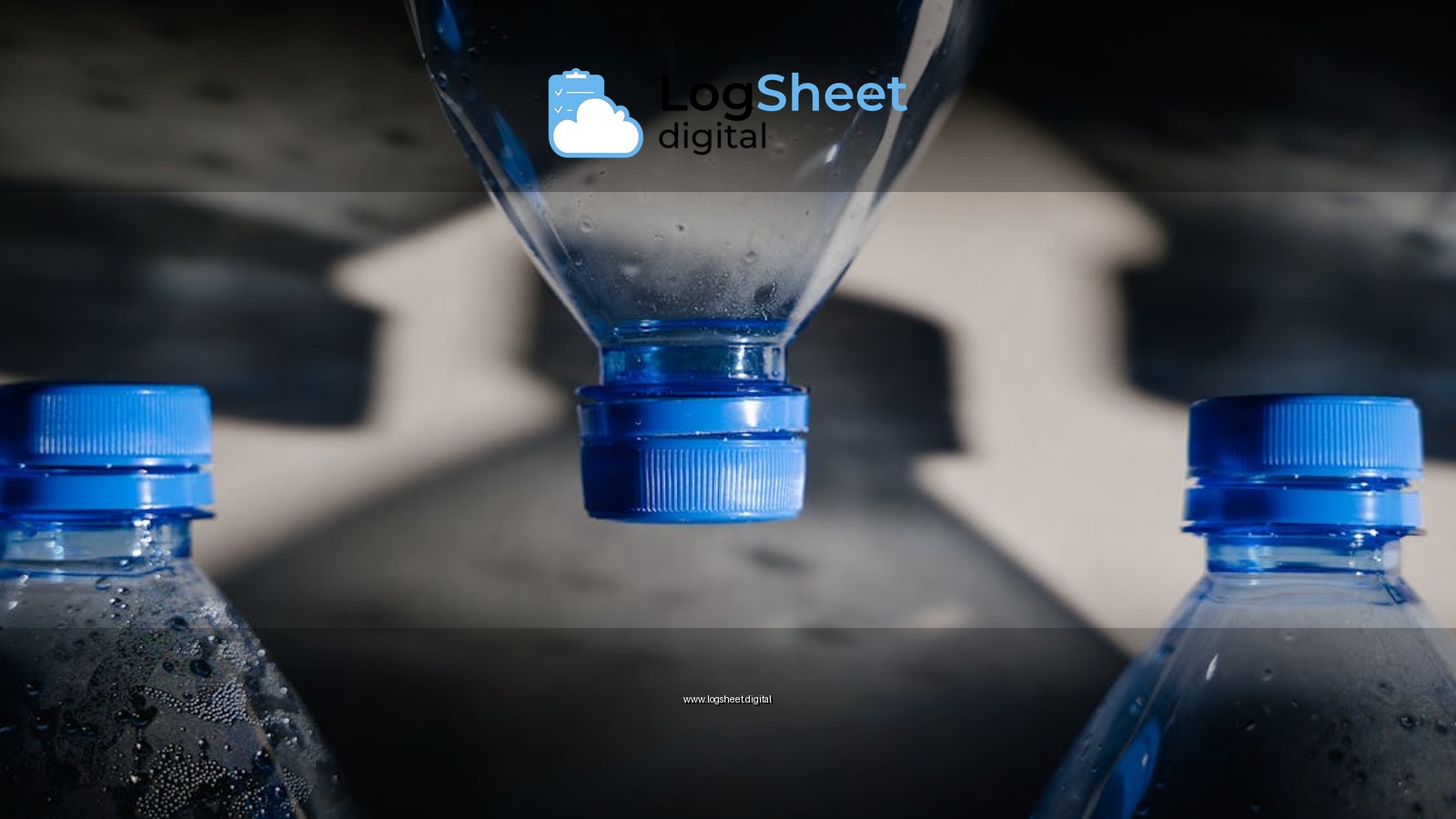 Artistic close-up of plastic bottles casting intricate shadows on a surface.