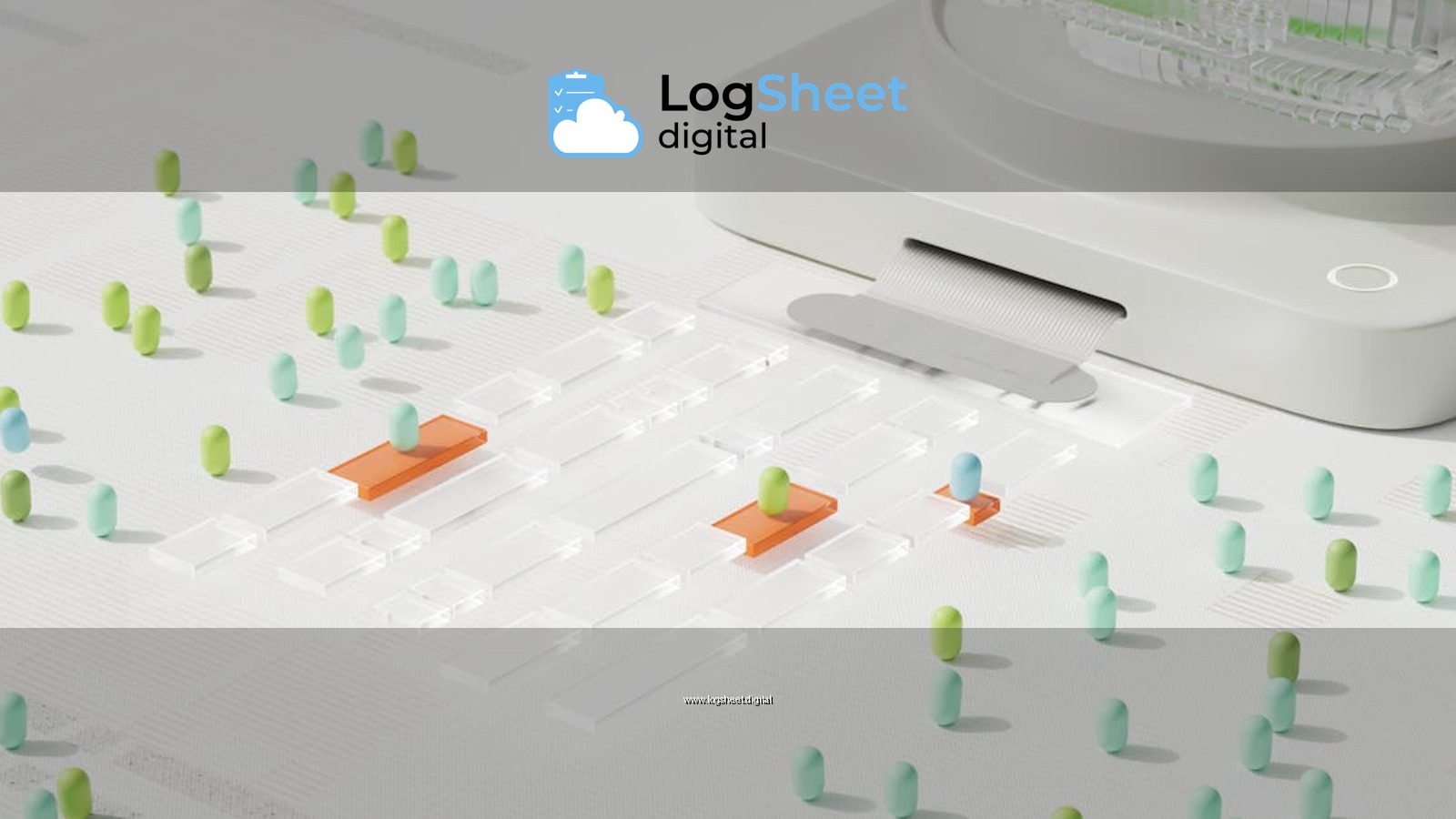 Abstract digital visualization of AI, featuring colorful 3D elements and modern design.