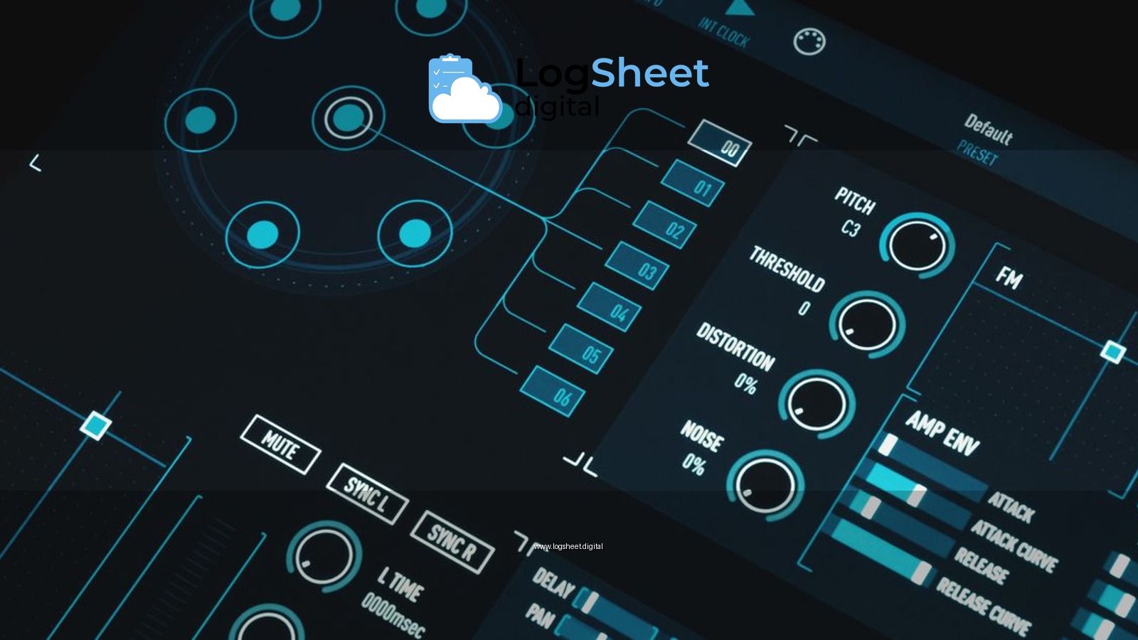 A high-tech digital interface showcasing control parameters and futuristic data visualization.