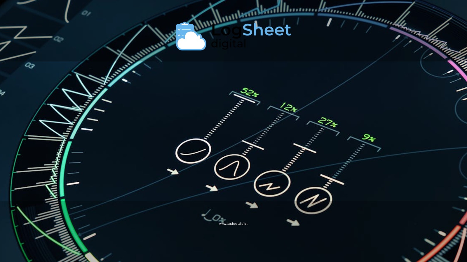 Sleek futuristic digital interface showcasing technology and precision with vibrant design elements.