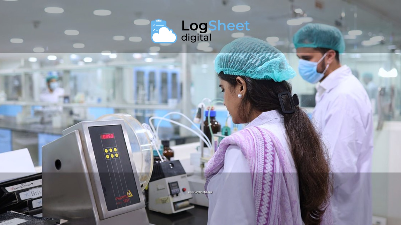 Scientists conducting tests in a pharmaceutical lab in Islamabad, Pakistan.