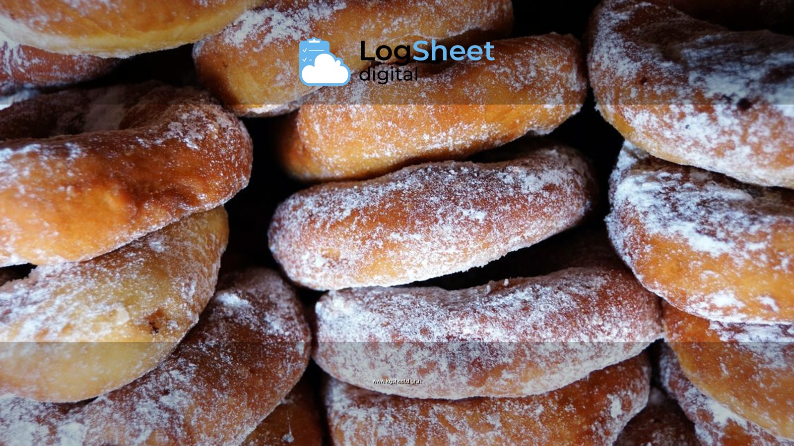 Close-up of traditional Malaysian iced doughnuts stacked freshly baked in Kota Kinabalu.